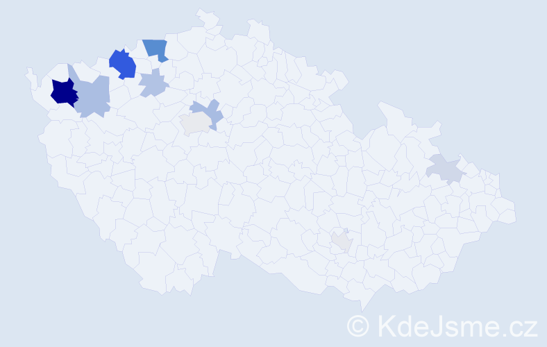Příjmení: 'Eichhorn', počet výskytů 37 v celé ČR