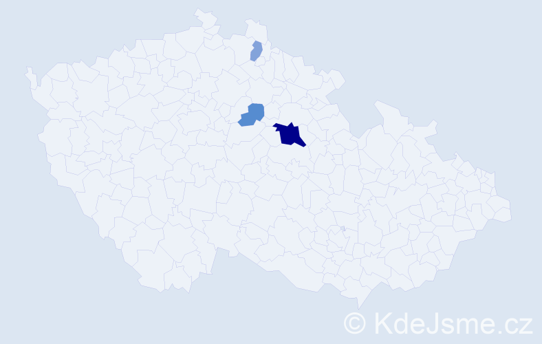 Příjmení: 'Boar', počet výskytů 9 v celé ČR