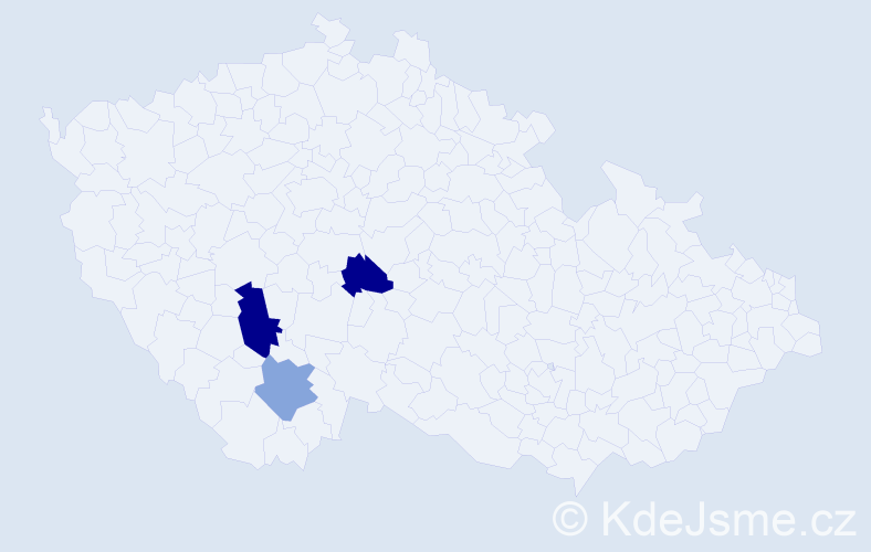 Příjmení: 'Witzenleiter', počet výskytů 4 v celé ČR