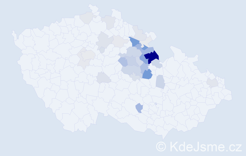 Příjmení: 'Roleček', počet výskytů 131 v celé ČR