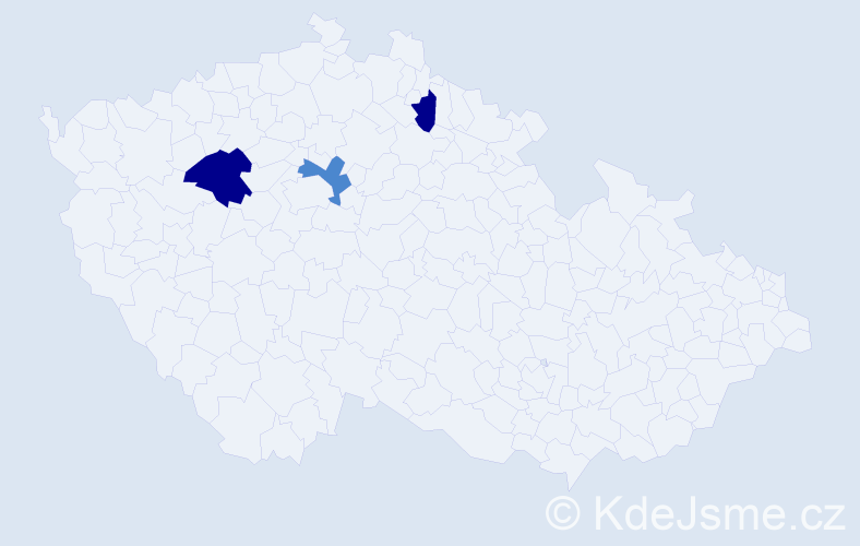 Příjmení: 'Wawrzyniaková', počet výskytů 7 v celé ČR