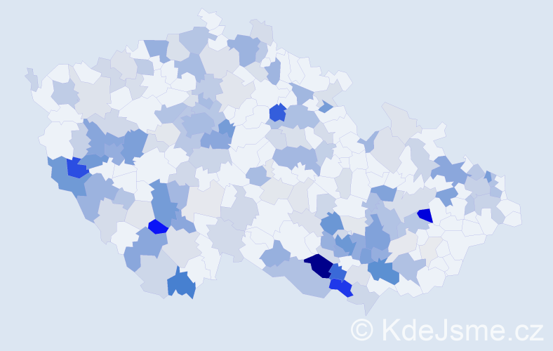 Příjmení: 'Kellnerová', počet výskytů 587 v celé ČR