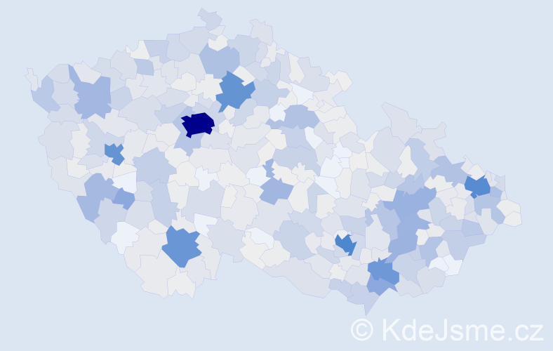 Příjmení: 'Hlaváčová', počet výskytů 3254 v celé ČR