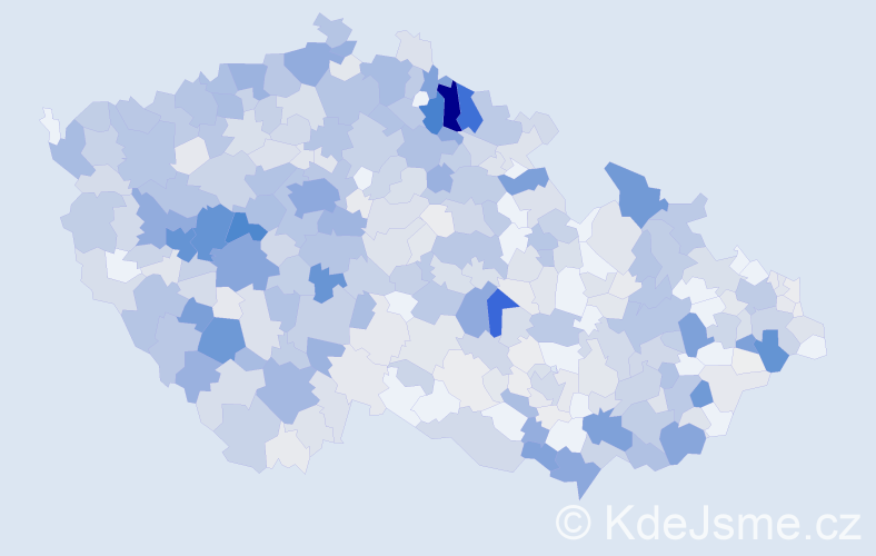 Příjmení: 'Lukešová', počet výskytů 2891 v celé ČR