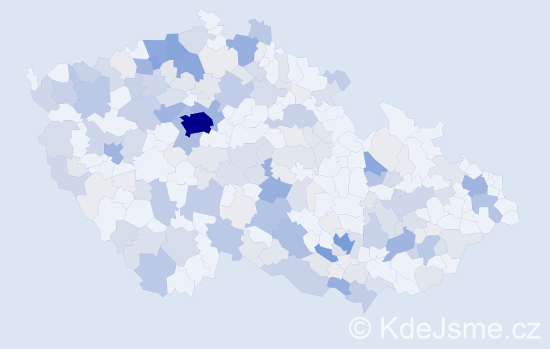 Příjmení: 'Zimmermannová', počet výskytů 643 v celé ČR
