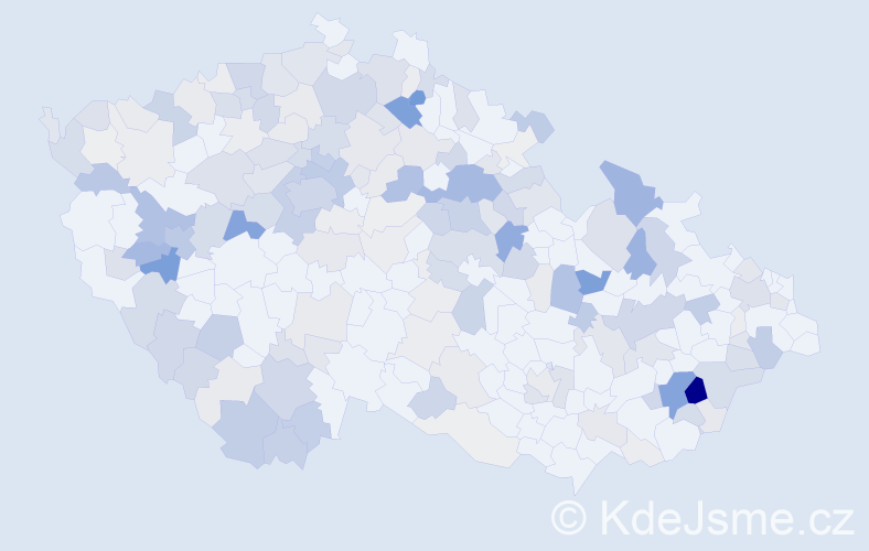 Příjmení: 'Dolanská', počet výskytů 668 v celé ČR