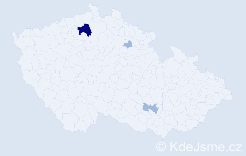 Příjmení: 'Homoliak', počet výskytů 7 v celé ČR