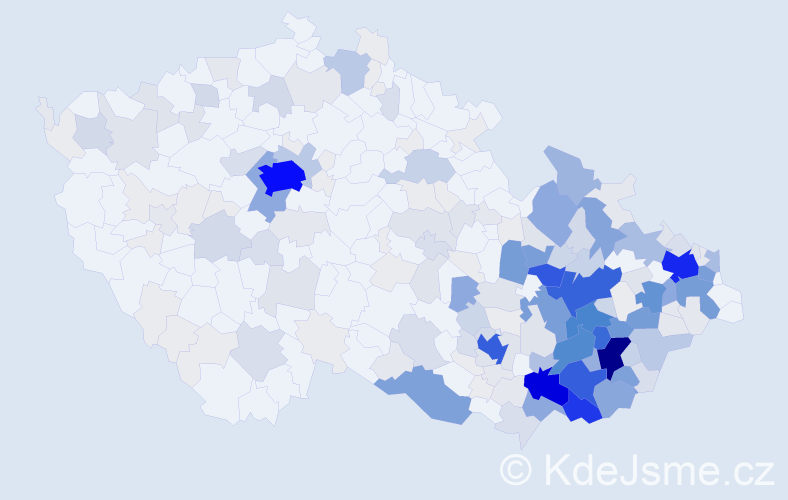 Příjmení: 'Sedlářová', počet výskytů 1323 v celé ČR