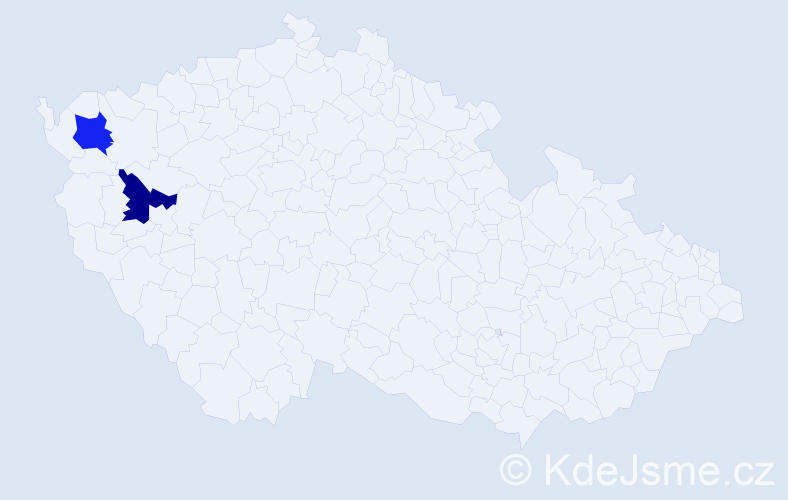 Příjmení: 'Murić', počet výskytů 2 v celé ČR