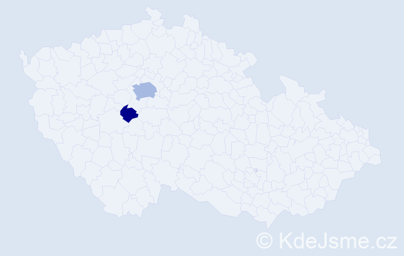 Příjmení: 'Dmochovský', počet výskytů 6 v celé ČR