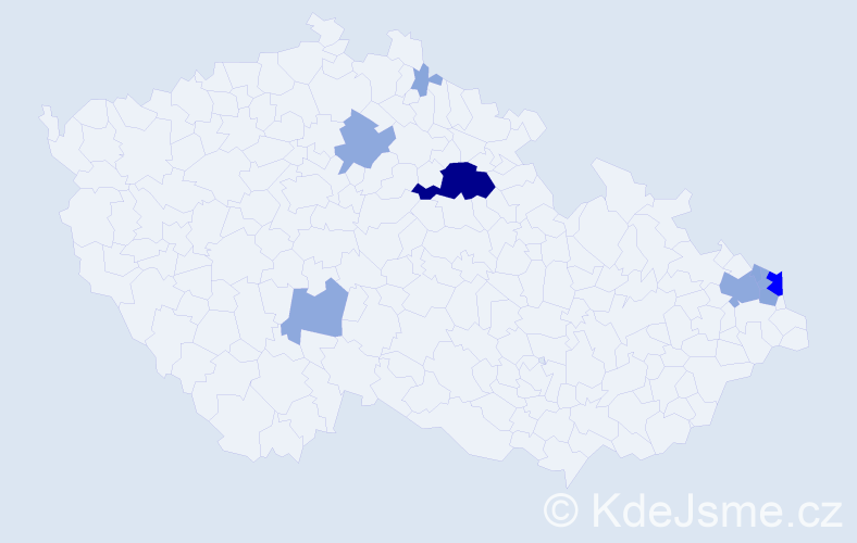 Příjmení: 'Borysová', počet výskytů 26 v celé ČR