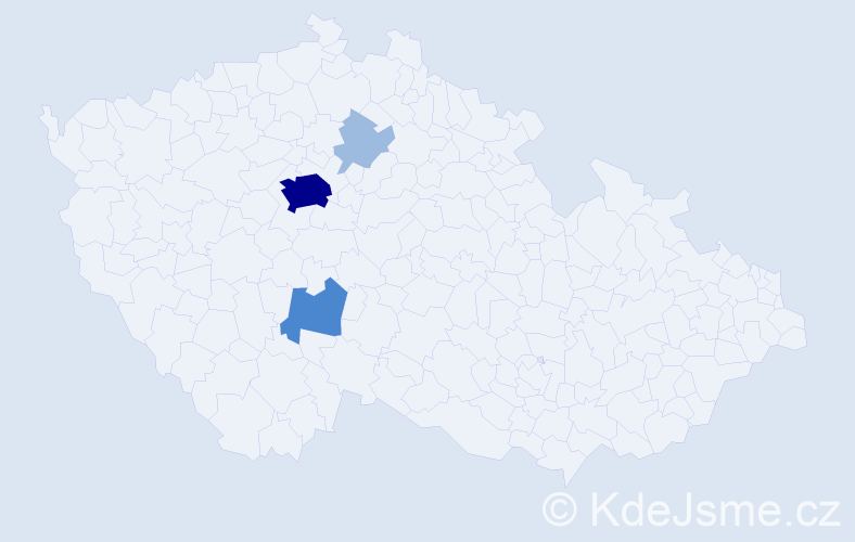 Příjmení: 'Bevelágua', počet výskytů 7 v celé ČR