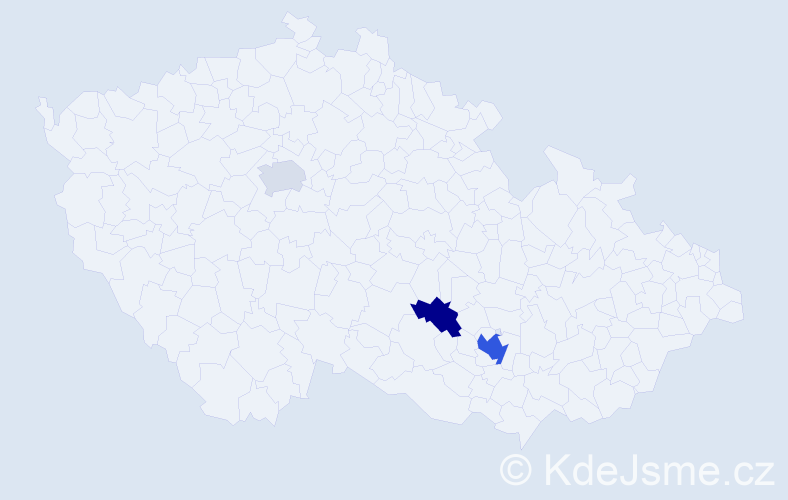 Příjmení: 'Morawitzová', počet výskytů 6 v celé ČR