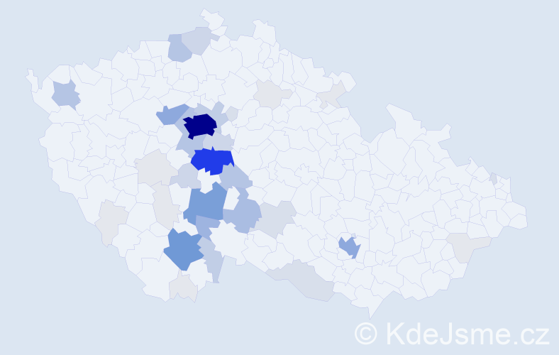 Příjmení: 'Sejková', počet výskytů 177 v celé ČR