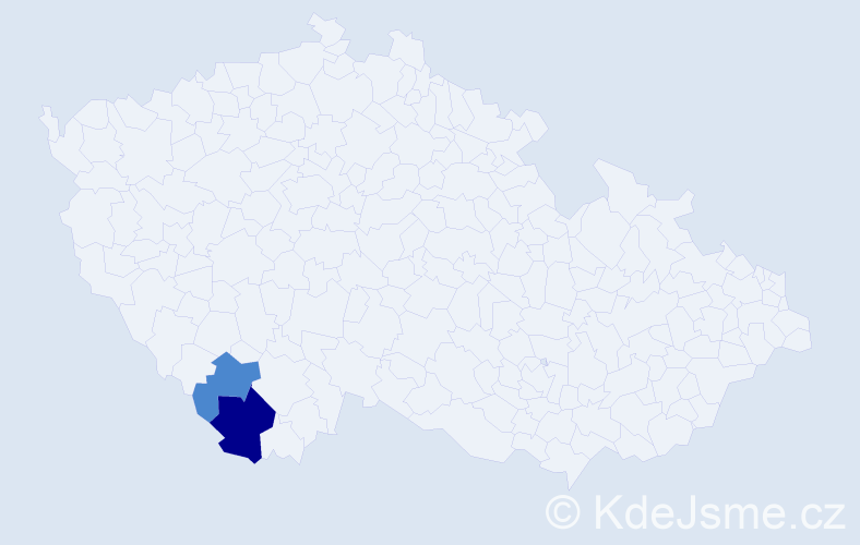 Příjmení: 'Kalischko', počet výskytů 4 v celé ČR