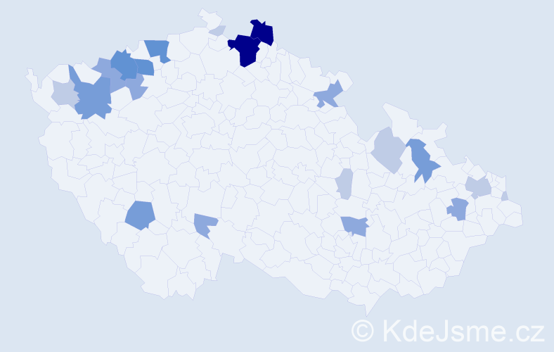 Příjmení: 'Dedecius', počet výskytů 59 v celé ČR