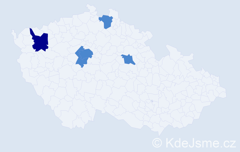 Příjmení: 'Voroshchuk', počet výskytů 7 v celé ČR