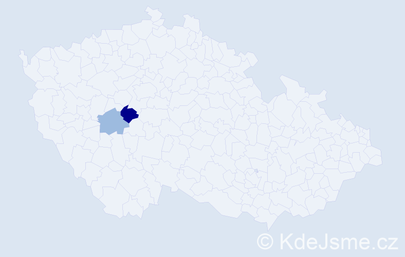 Příjmení: 'Svojitková', počet výskytů 5 v celé ČR