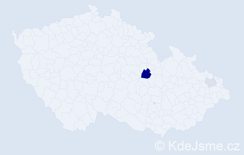 Příjmení: 'Esquivel', počet výskytů 4 v celé ČR