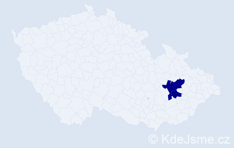 Příjmení: 'Krašeninnikovová', počet výskytů 2 v celé ČR