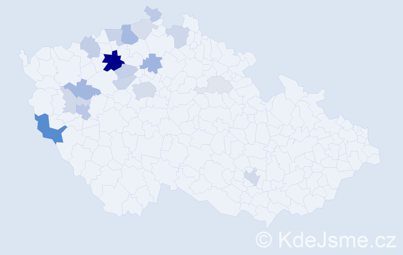 Příjmení: 'Pihrt', počet výskytů 56 v celé ČR