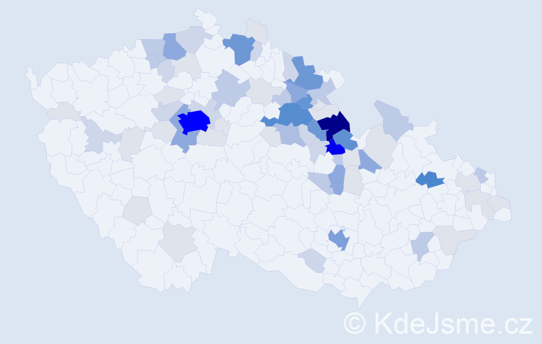 Příjmení: 'Vašátko', počet výskytů 268 v celé ČR