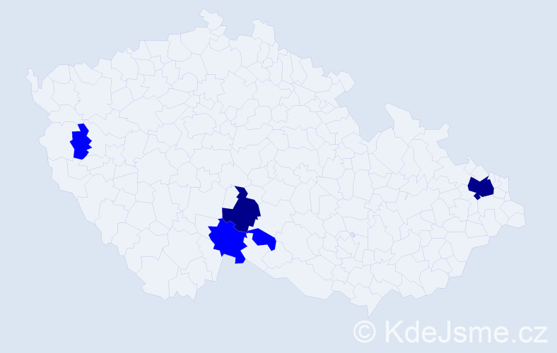 Příjmení: 'Szuta', počet výskytů 7 v celé ČR