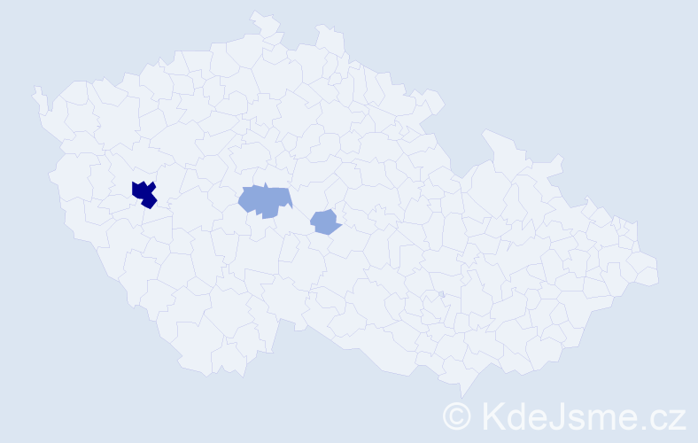 Příjmení: 'Adriánová', počet výskytů 7 v celé ČR