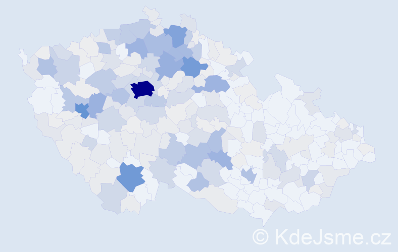 Příjmení: 'Zikmund', počet výskytů 1215 v celé ČR