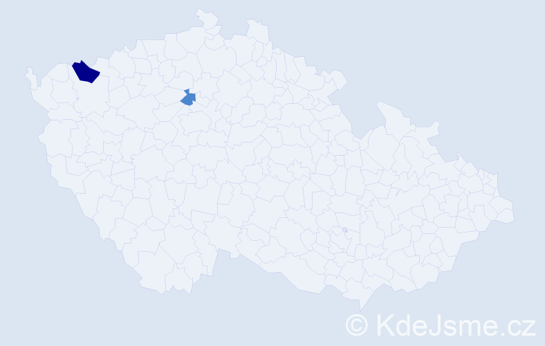 Příjmení: 'Golubič', počet výskytů 4 v celé ČR
