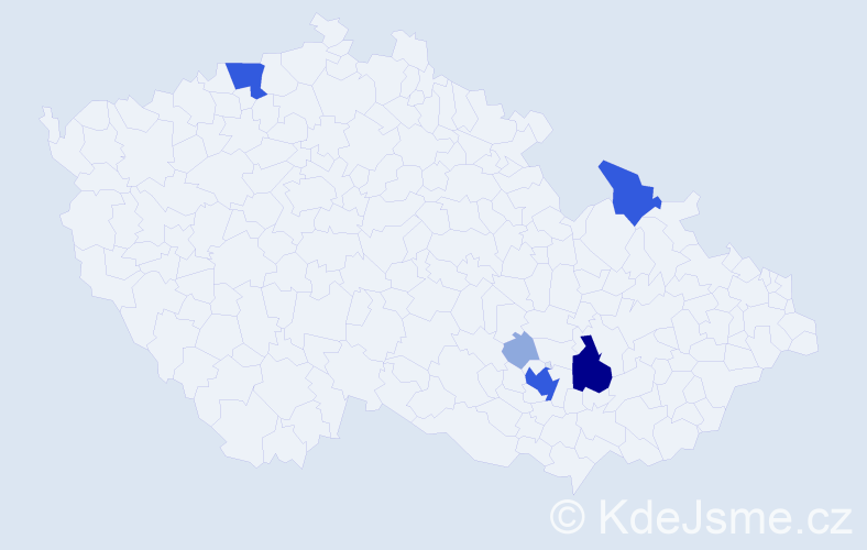 Příjmení: 'Peitl', počet výskytů 15 v celé ČR