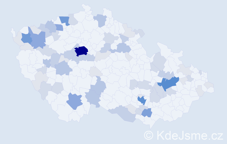 Příjmení: 'Hirsch', počet výskytů 223 v celé ČR