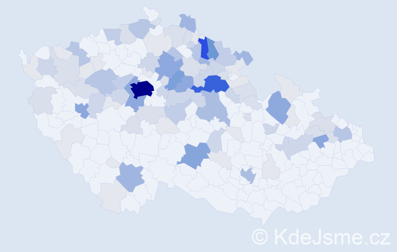Příjmení: 'Hamáčková', počet výskytů 374 v celé ČR