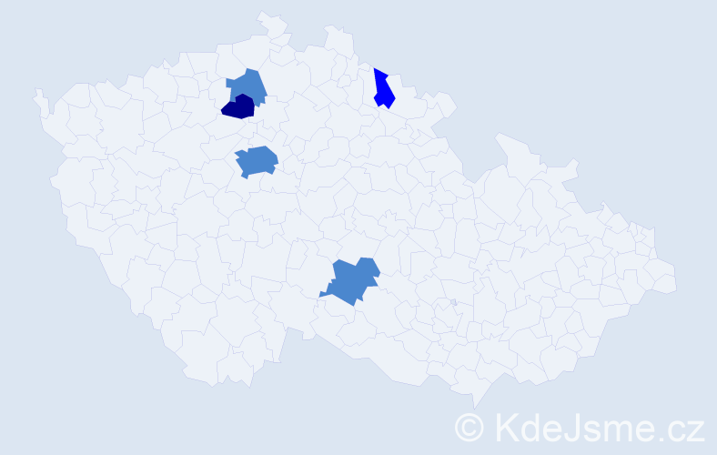 Příjmení: 'Naimannová', počet výskytů 8 v celé ČR