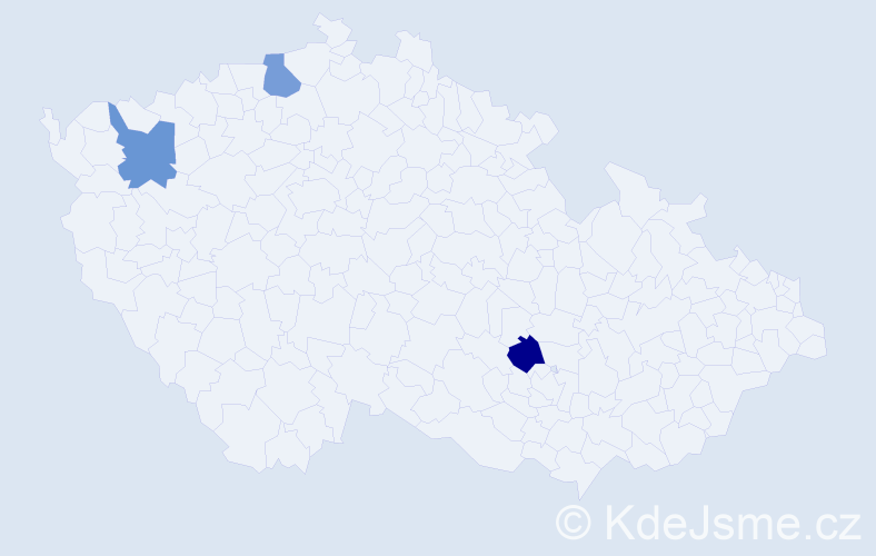 Příjmení: 'Martynova', počet výskytů 3 v celé ČR