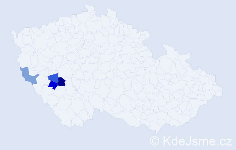 Příjmení: 'Stichenwirth', počet výskytů 12 v celé ČR