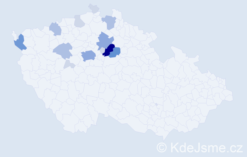 Příjmení: 'Grospič', počet výskytů 42 v celé ČR