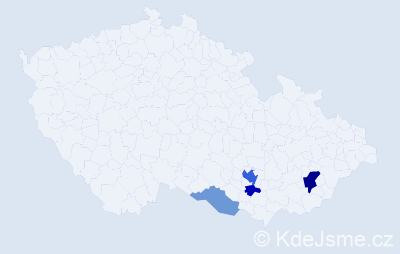 Příjmení: 'Burai', počet výskytů 10 v celé ČR