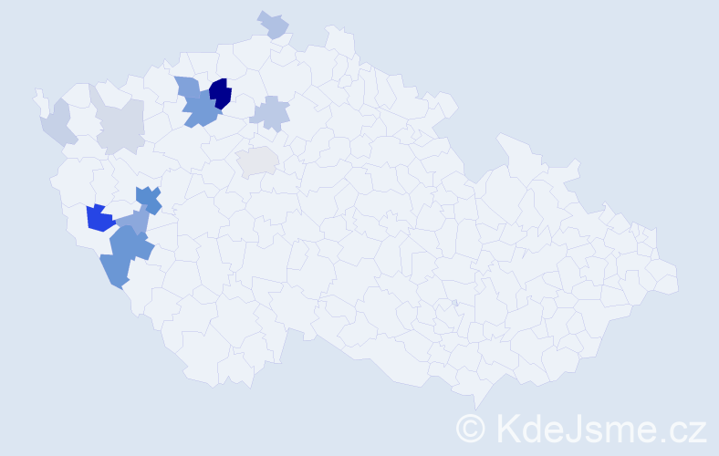 Příjmení: 'Koskubová', počet výskytů 39 v celé ČR