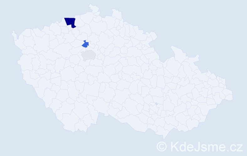 Příjmení: 'Kotchanová', počet výskytů 7 v celé ČR