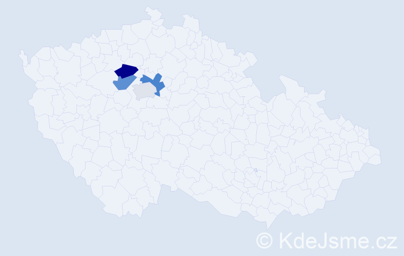 Příjmení: 'Svata', počet výskytů 11 v celé ČR