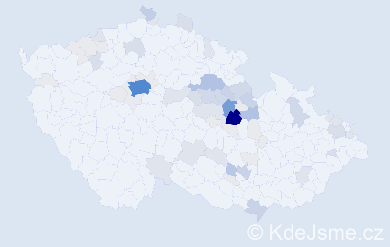 Příjmení: 'Stráník', počet výskytů 243 v celé ČR