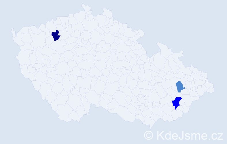 Příjmení: 'Görig', počet výskytů 6 v celé ČR
