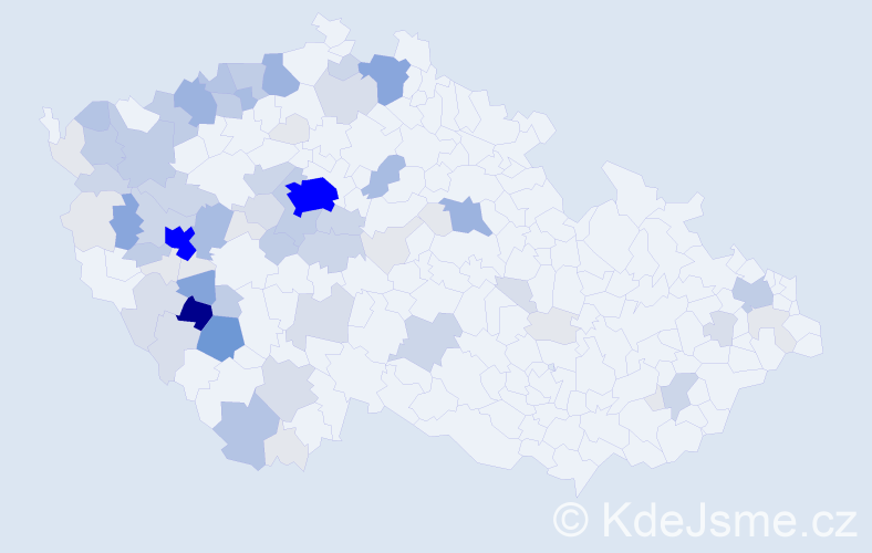 Příjmení: 'Panuška', počet výskytů 296 v celé ČR