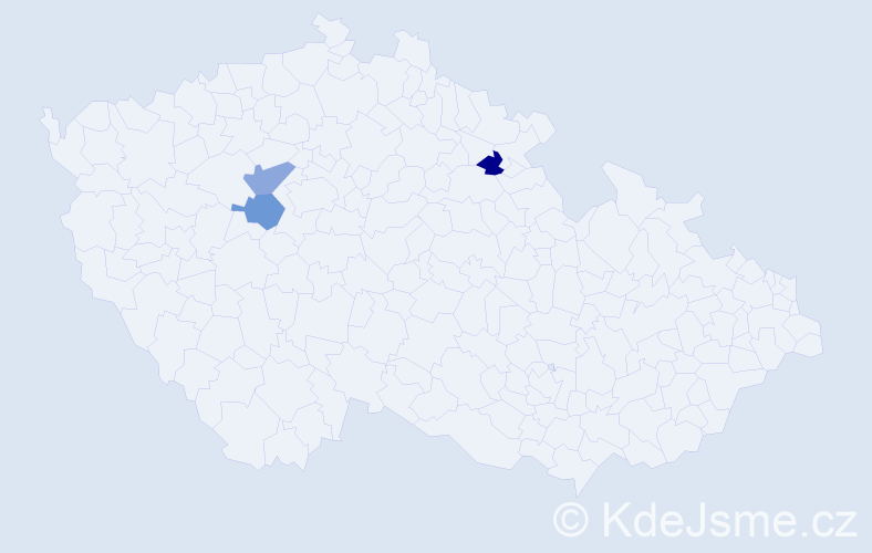 Příjmení: 'Havryljuk', počet výskytů 6 v celé ČR