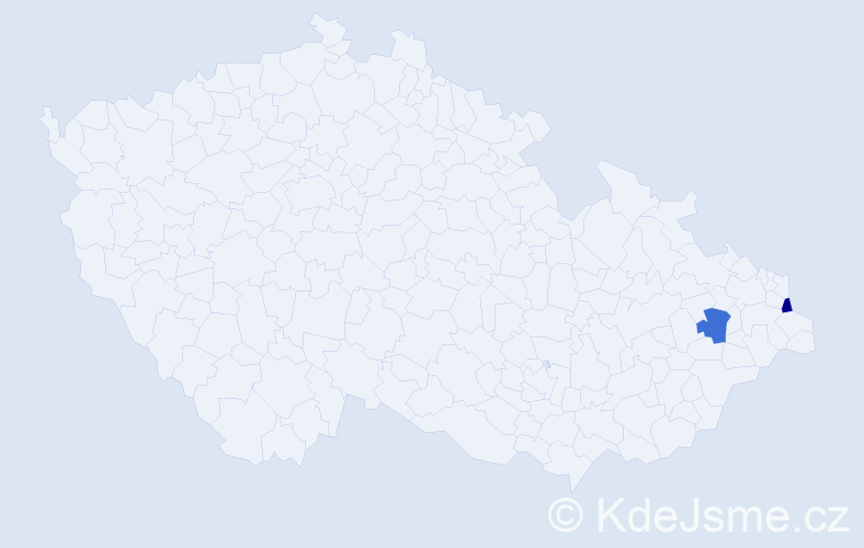 Příjmení: 'Rykała', počet výskytů 2 v celé ČR