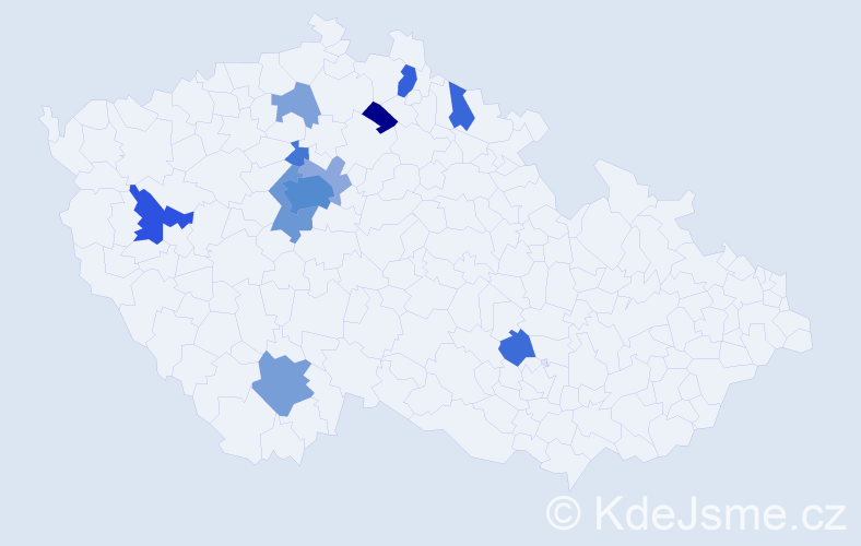 Příjmení: 'Didenko', počet výskytů 33 v celé ČR