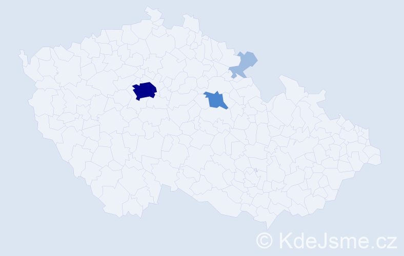 Příjmení: 'Tylchrt', počet výskytů 8 v celé ČR