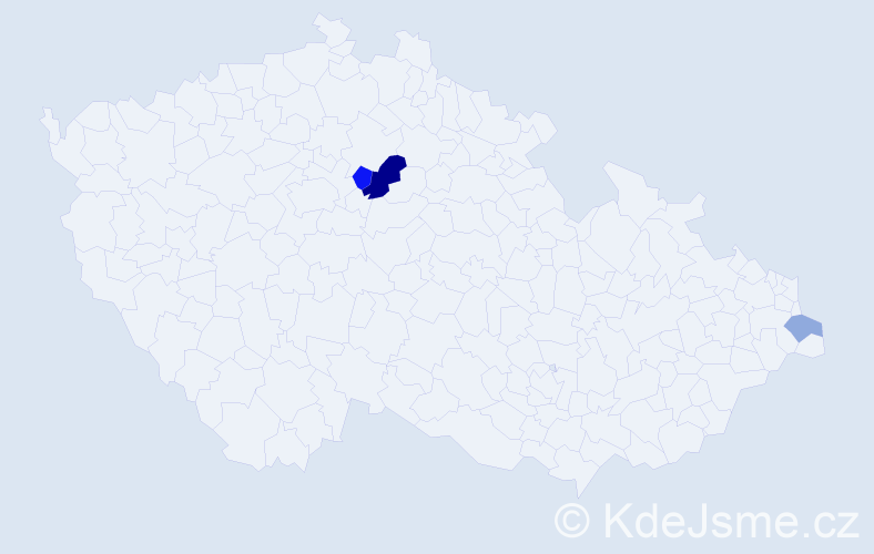 Příjmení: 'Neagu', počet výskytů 12 v celé ČR