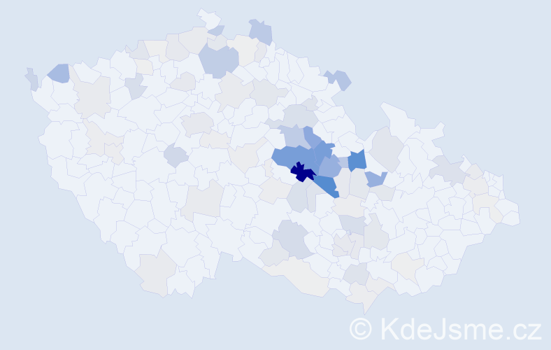 Příjmení: 'Filipiová', počet výskytů 274 v celé ČR